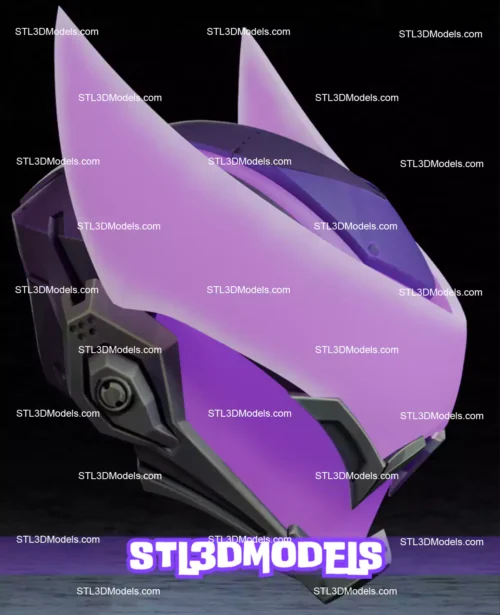 Hawkeye Rivals Helmet STL 3D Model 