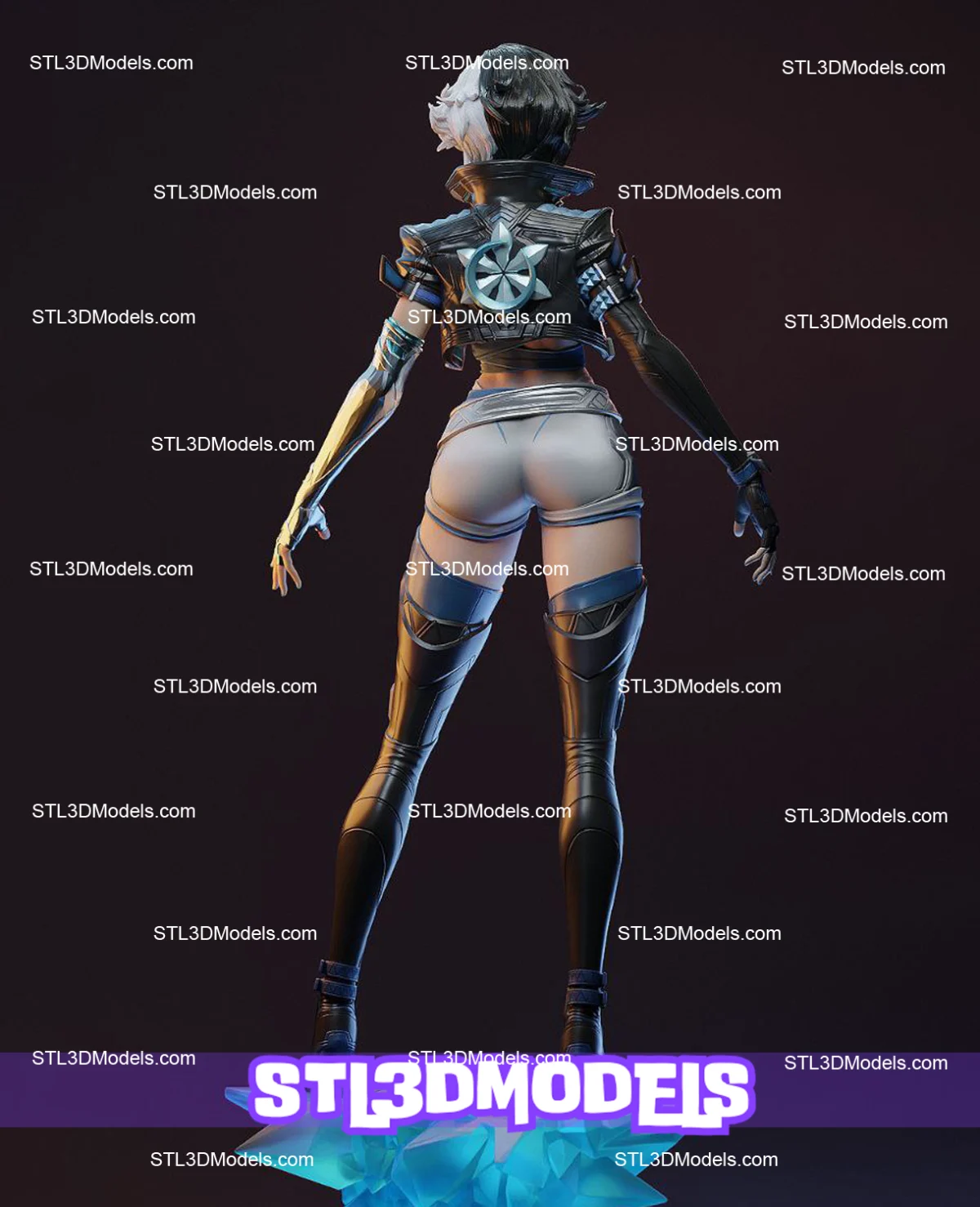 Luna Snow STL 3D Model 