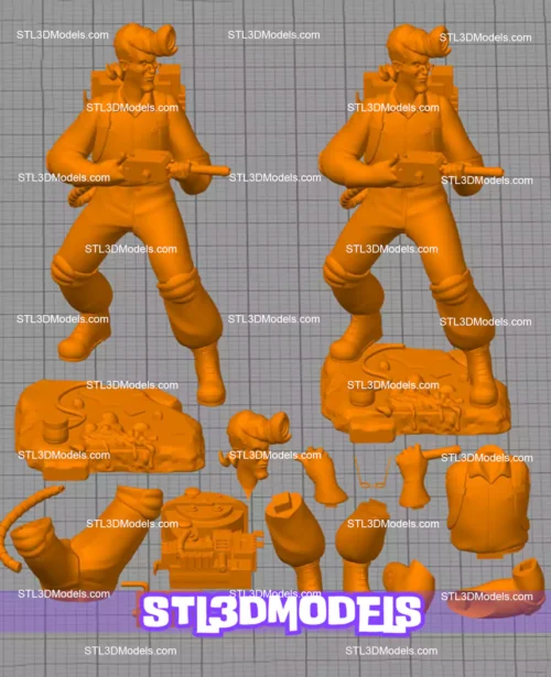 Egon Spengler STL 3D Model 