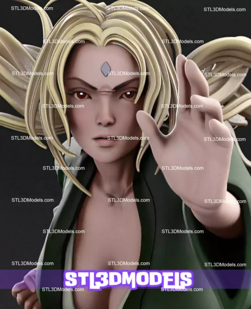 Tsunade STL 3D Model 
