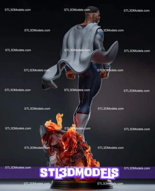 Val-Zod Black Superman STL 3D Model 
