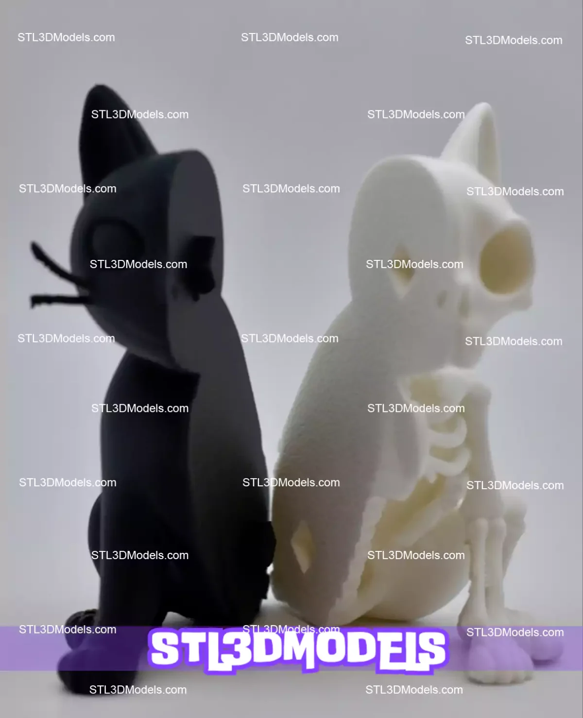 Meow Mortem STL 3D Model 
