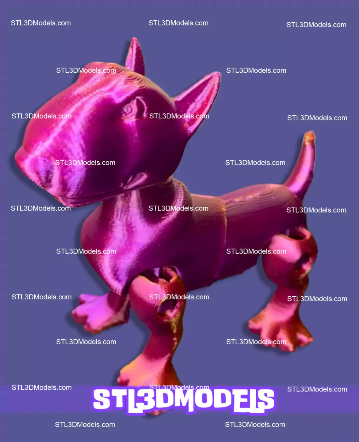 Bull Terrier STL 3D Model