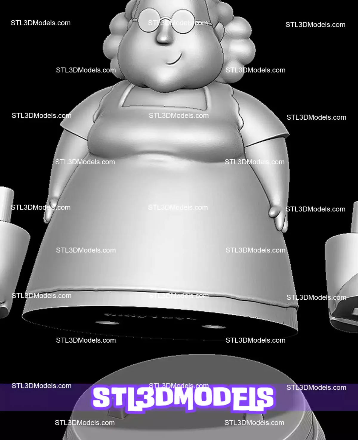 Muriel Bagge STL 3D Model 