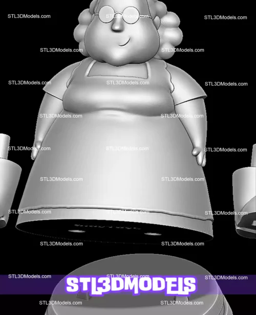 Muriel Bagge STL 3D Model 