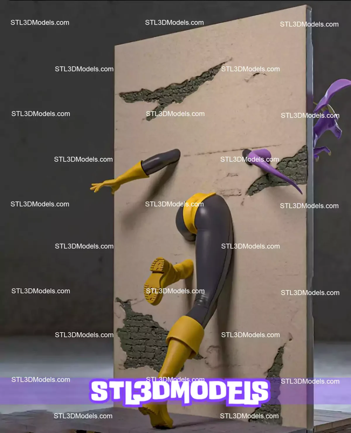Kitty Pryde STL 3D Model 