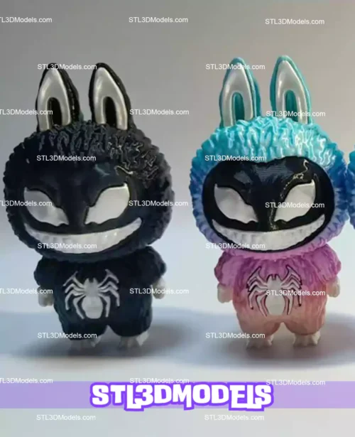 Labubu Venom STL 3D Model