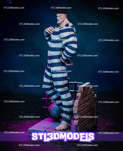 Puri-Puri Prisoner STL 3D Model 