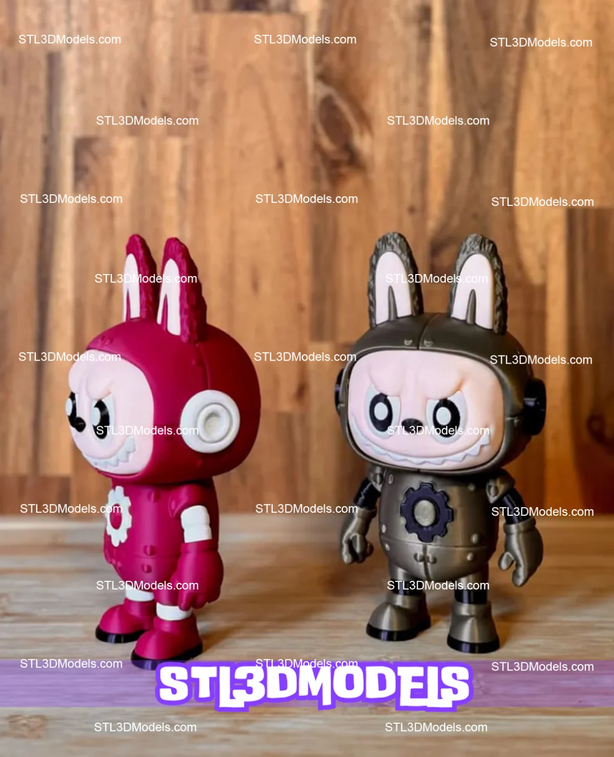 Labubu Robot STL 3D Model 