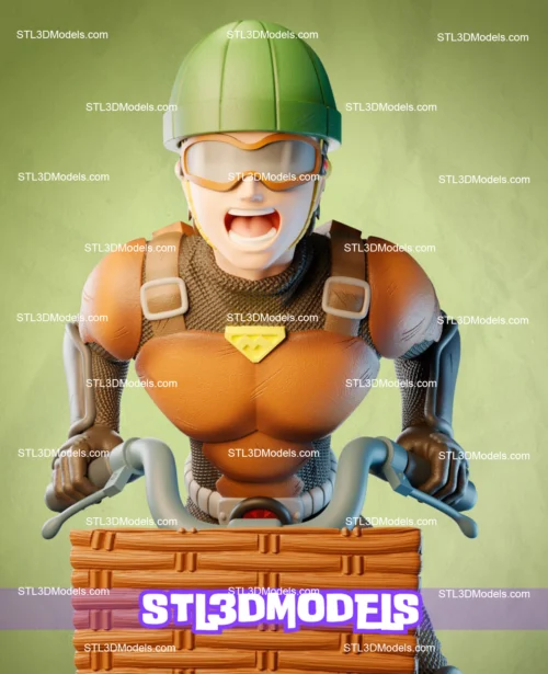 Mumen Rider STL 3D Model