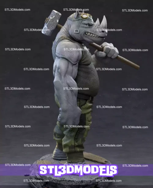Rocksteady STL 3D Model