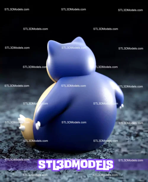 Snorlax STL 3D Model 
