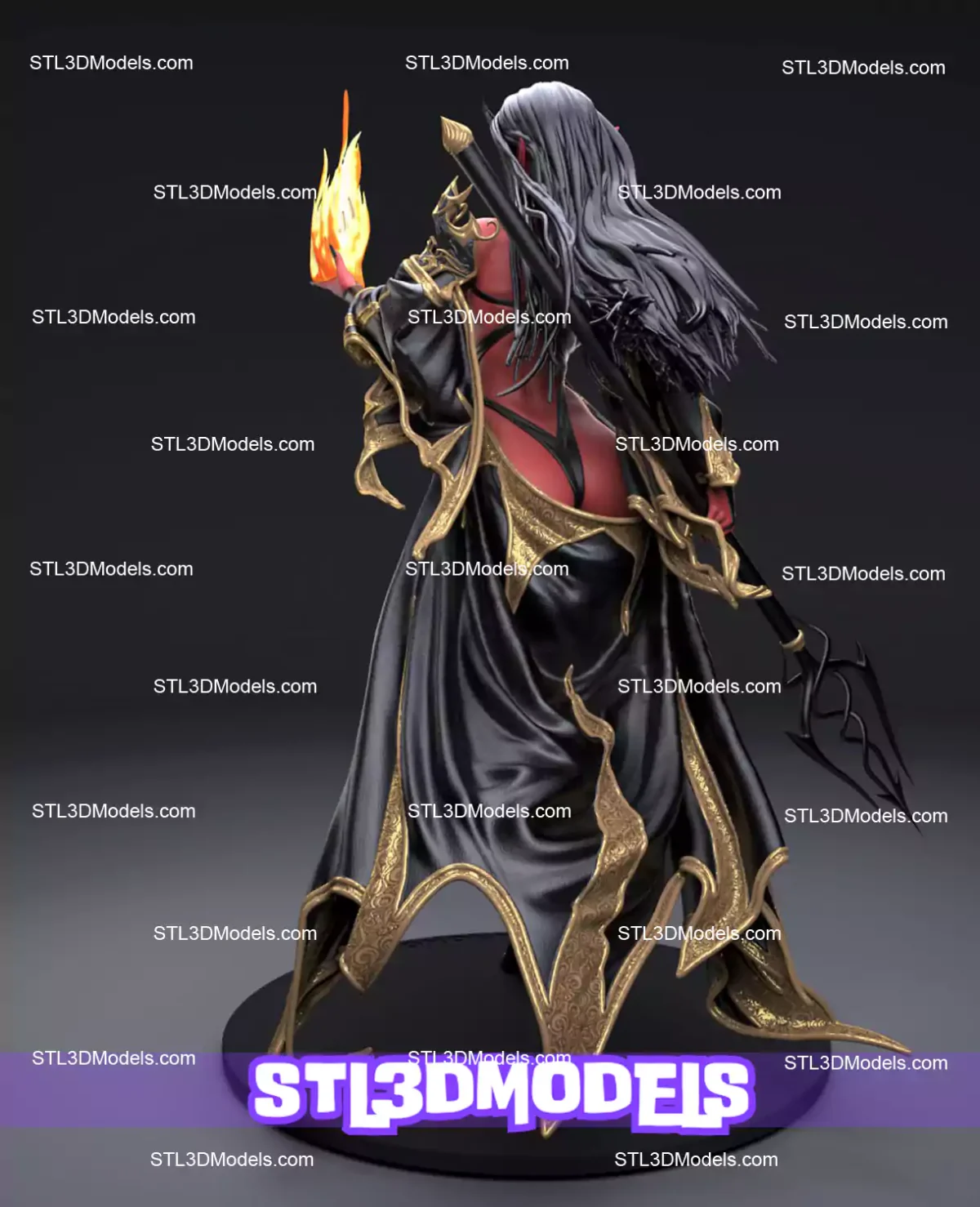 Devil STL 3D Model 