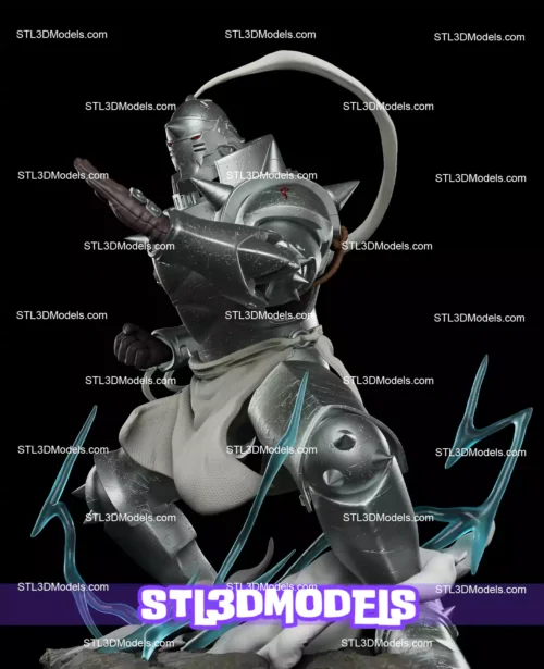 Alphonse Elric STL 3D Model 
