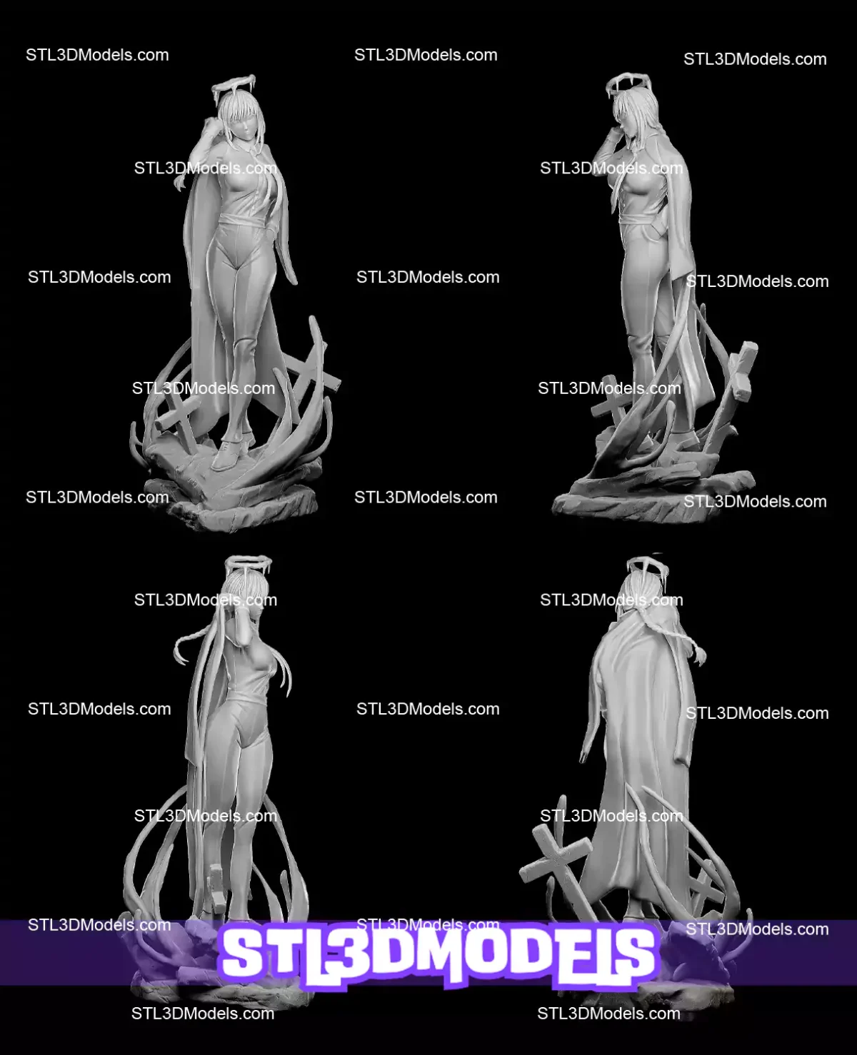 Makima STL 3D Model 