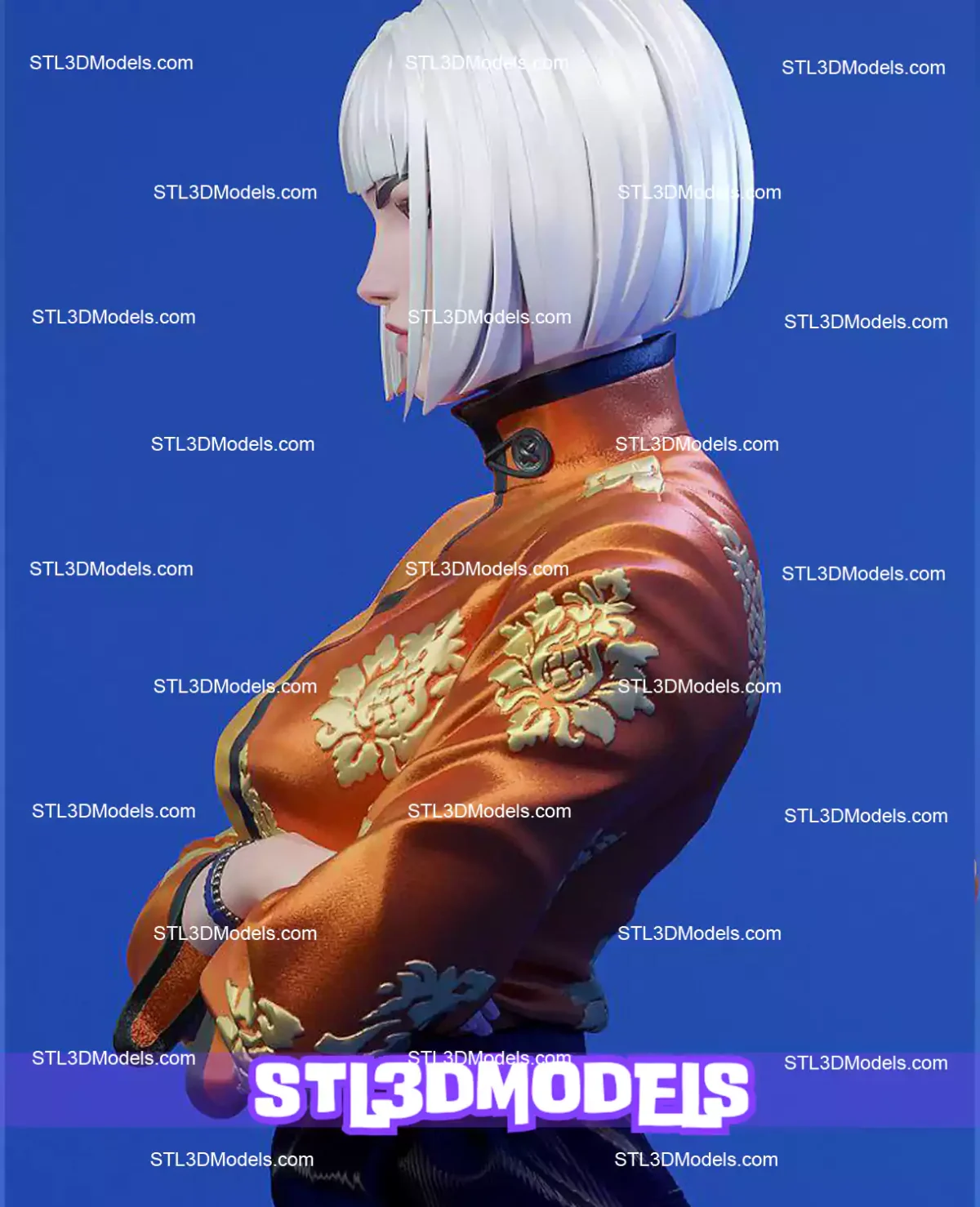 Tang Sanzang Modern STL 3D Model 
