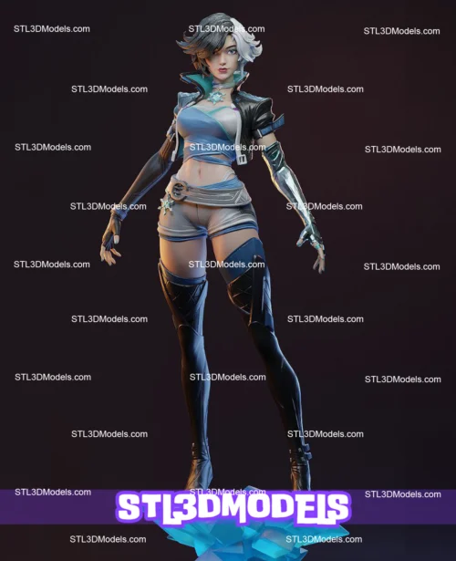 Luna Snow STL 3D Model 
