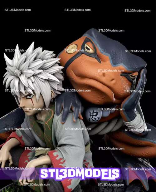 Young Jiraiya STL 3D Model 