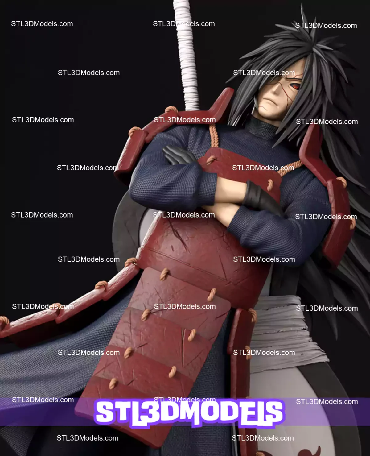 Madara Uchiha STL 3D Model