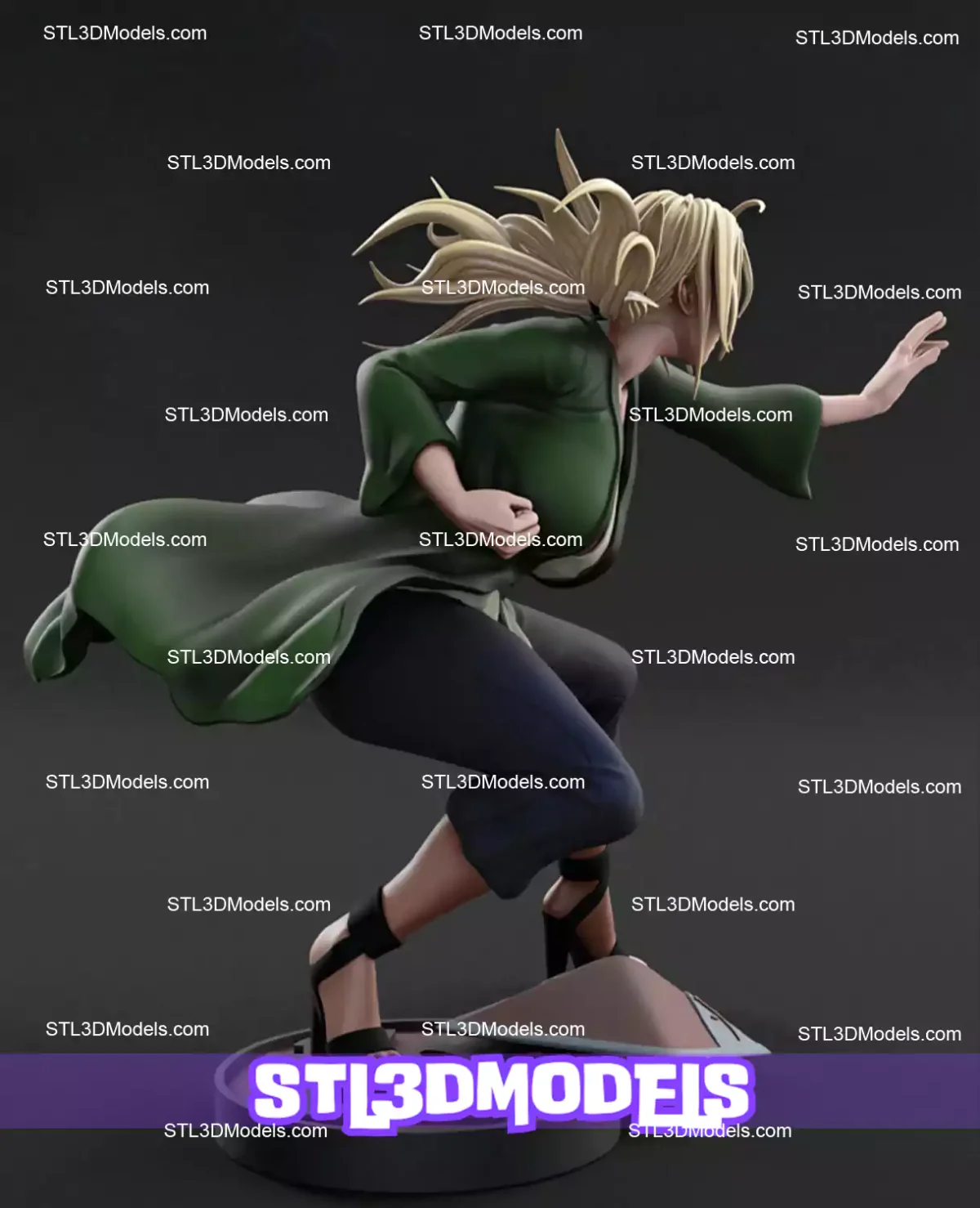 Tsunade STL 3D Model 