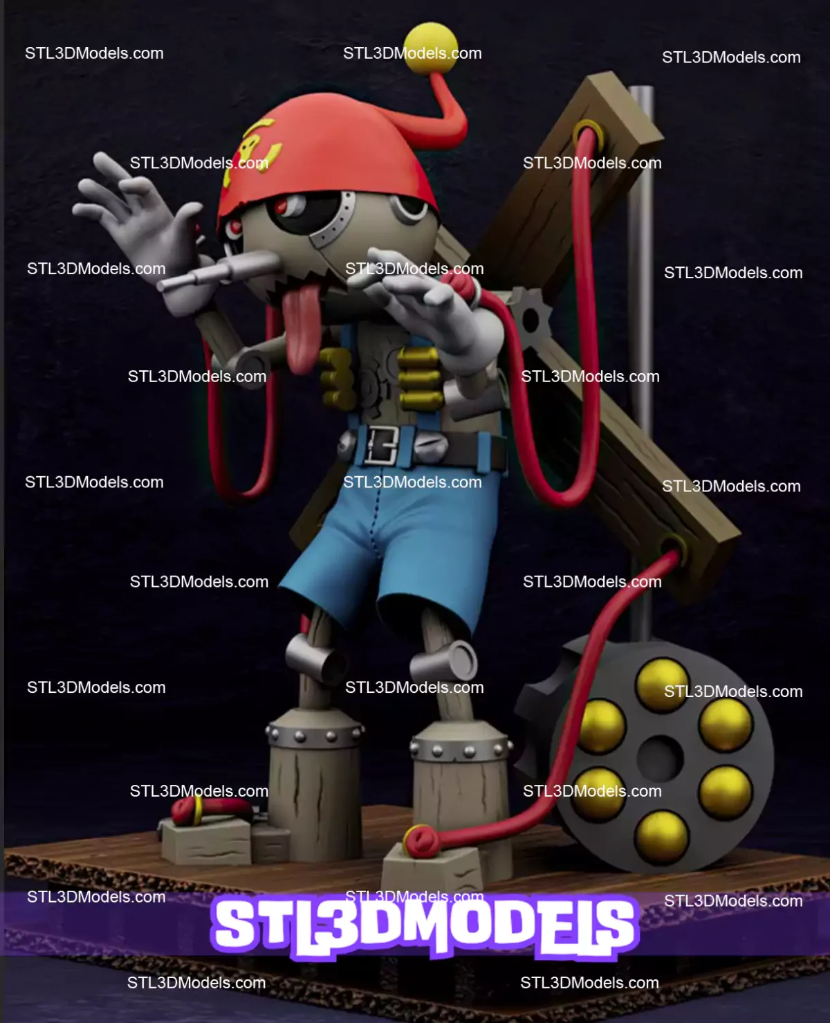 Puppetmon Digimon STL 3D Model