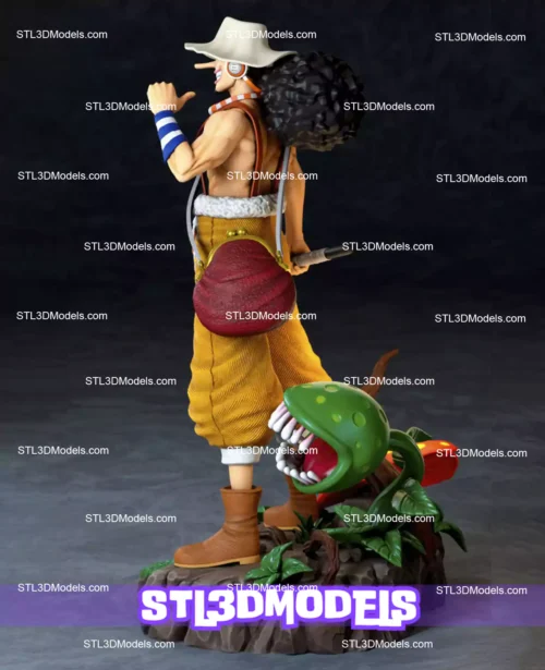Usopp One Piece STL 3D Model 