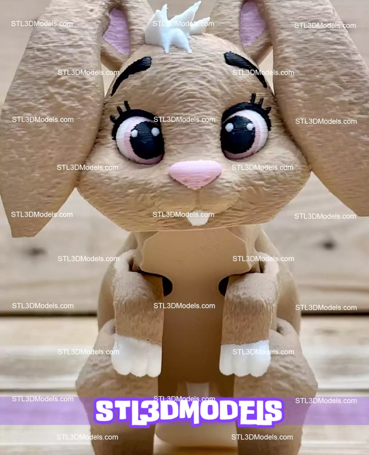 Easter Bunny STL 3D Model 