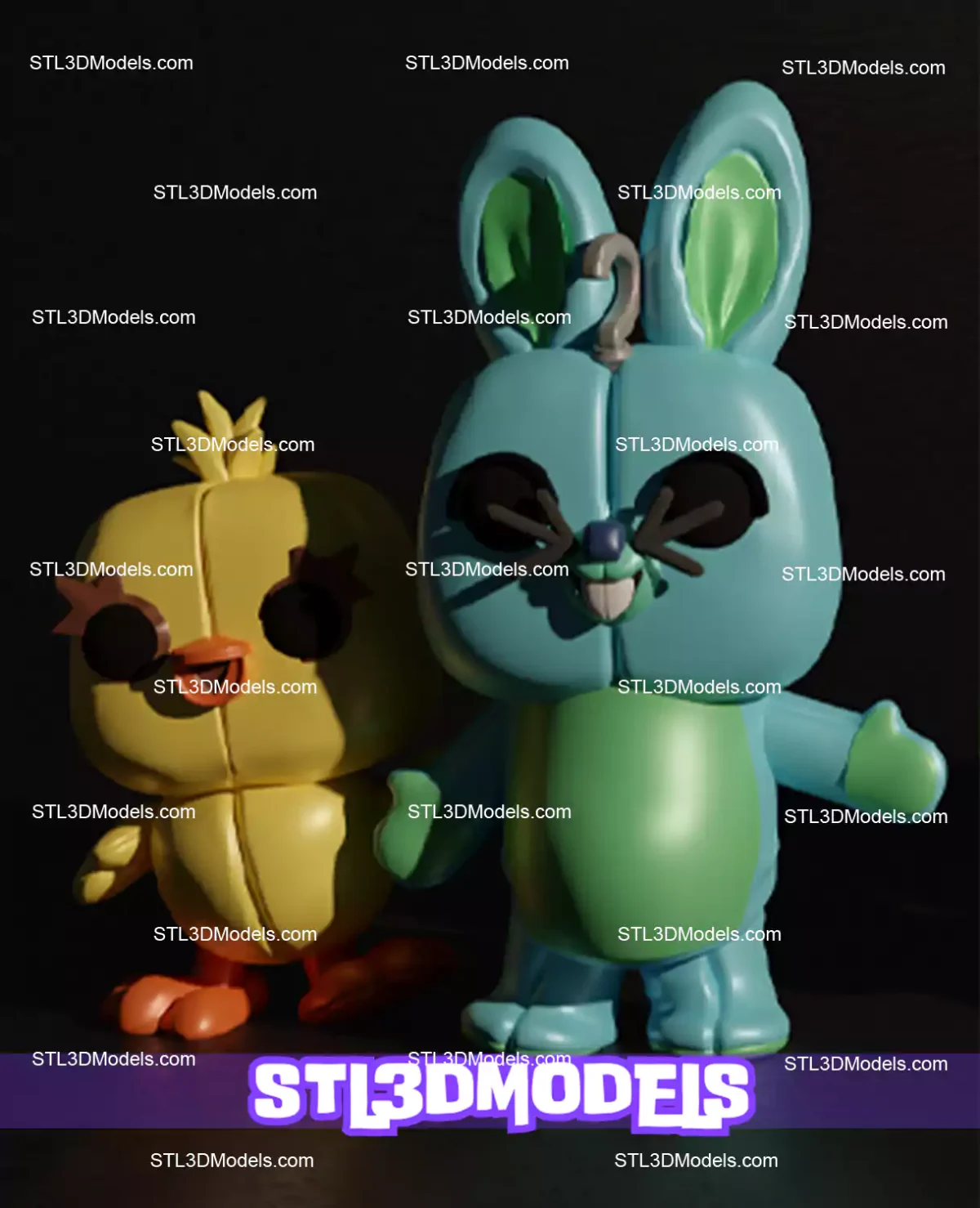 Toy Story Friends Funko STL 3D Model 