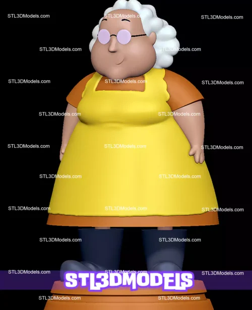 Muriel Bagge STL 3D Model 