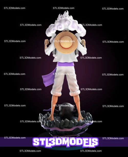 Luffy Gear 5 STL 3D Model 