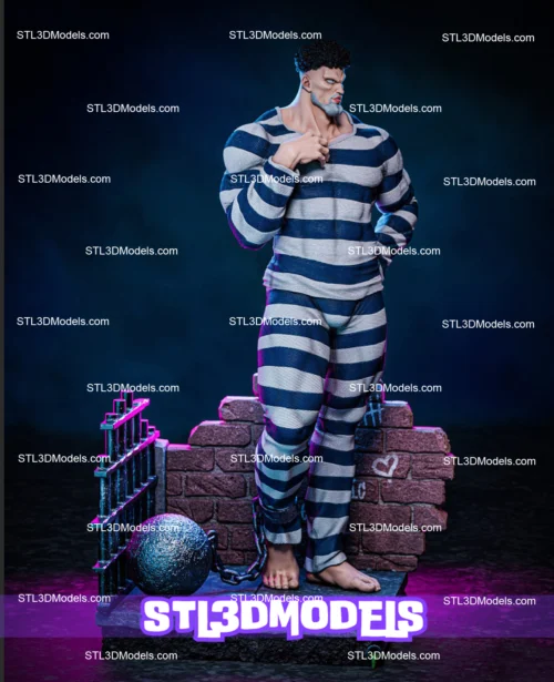 Puri-Puri Prisoner STL 3D Model 