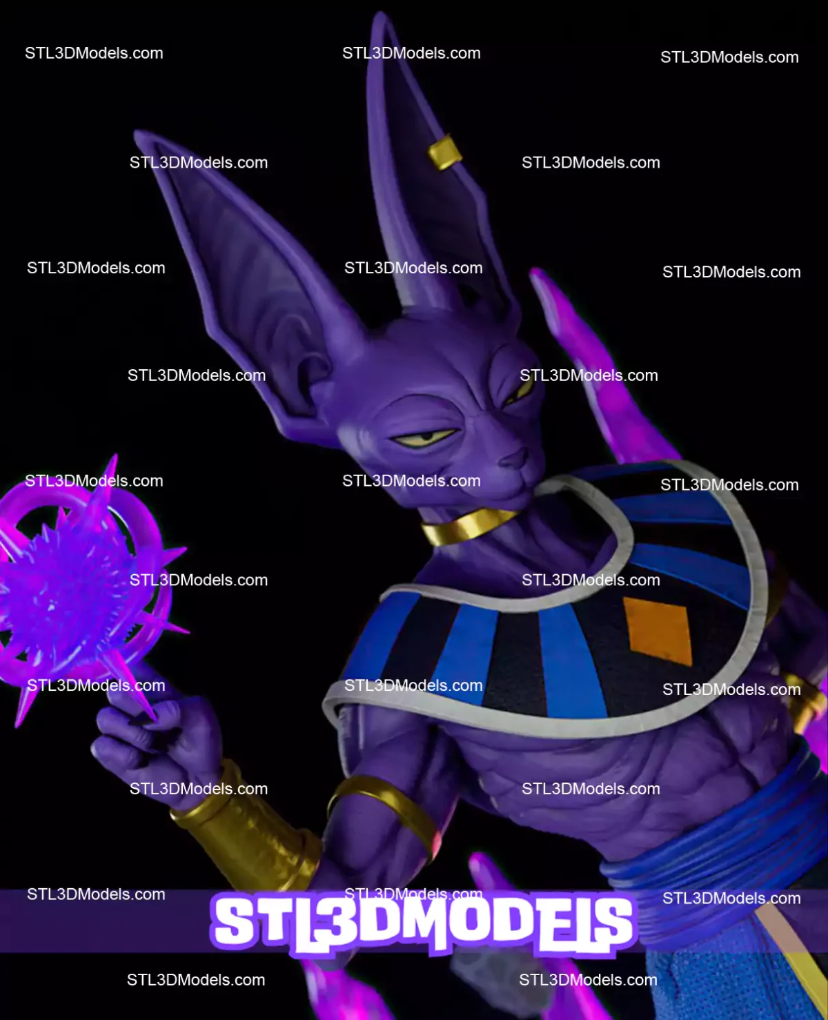 Beerus STL 3D Model 