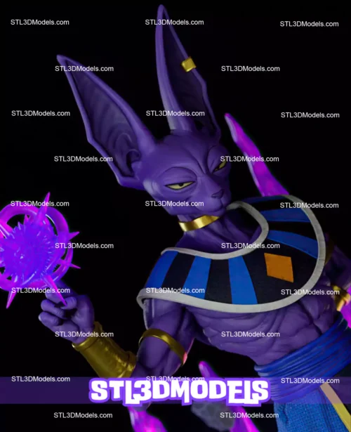 Beerus STL 3D Model 