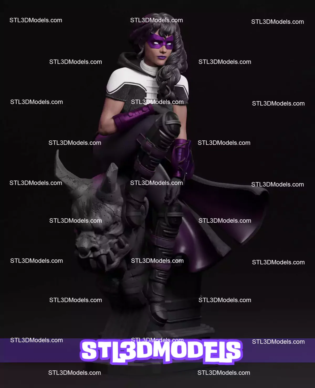 Huntress STL 3D Model
