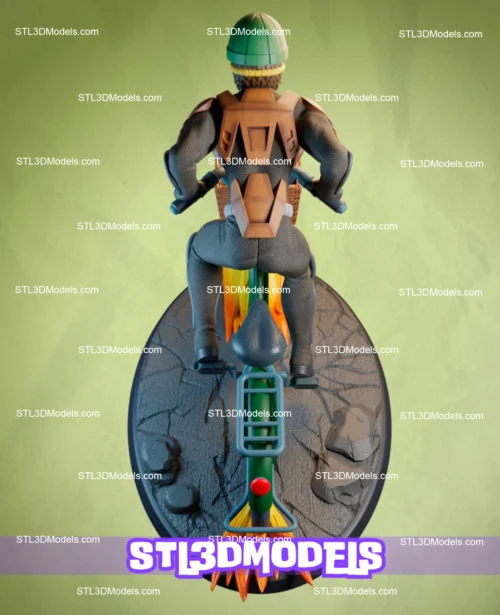 Mumen Rider STL 3D Model