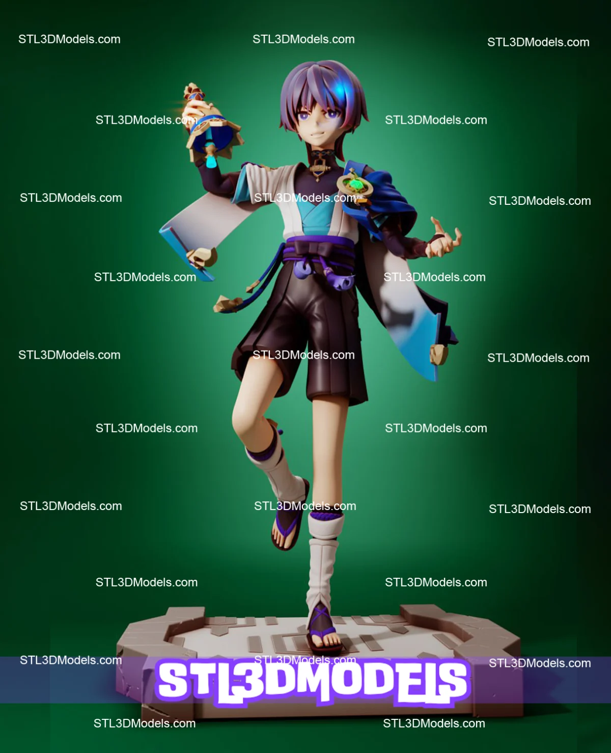 Wanderer STL 3D Model 