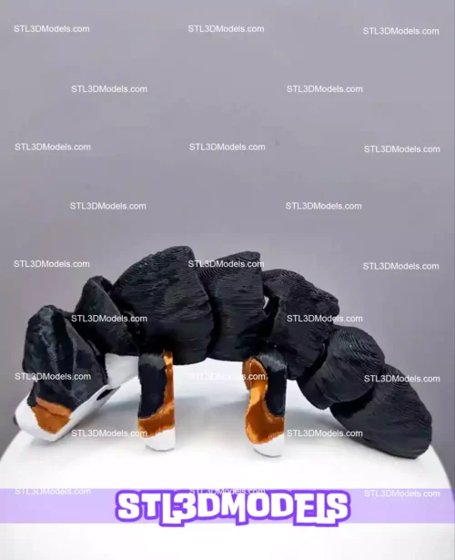 Flexi Dogs Keychain Bundle STL 3D Print Model 