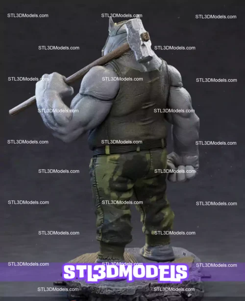 Rocksteady STL 3D Model