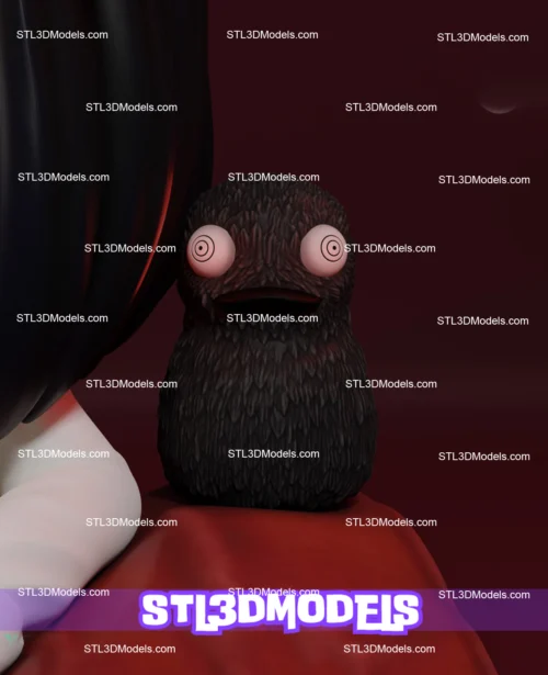 Chainsaw Man Asa Yoru Chibi STL 3D Model 