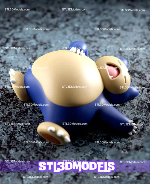 Snorlax STL 3D Model 