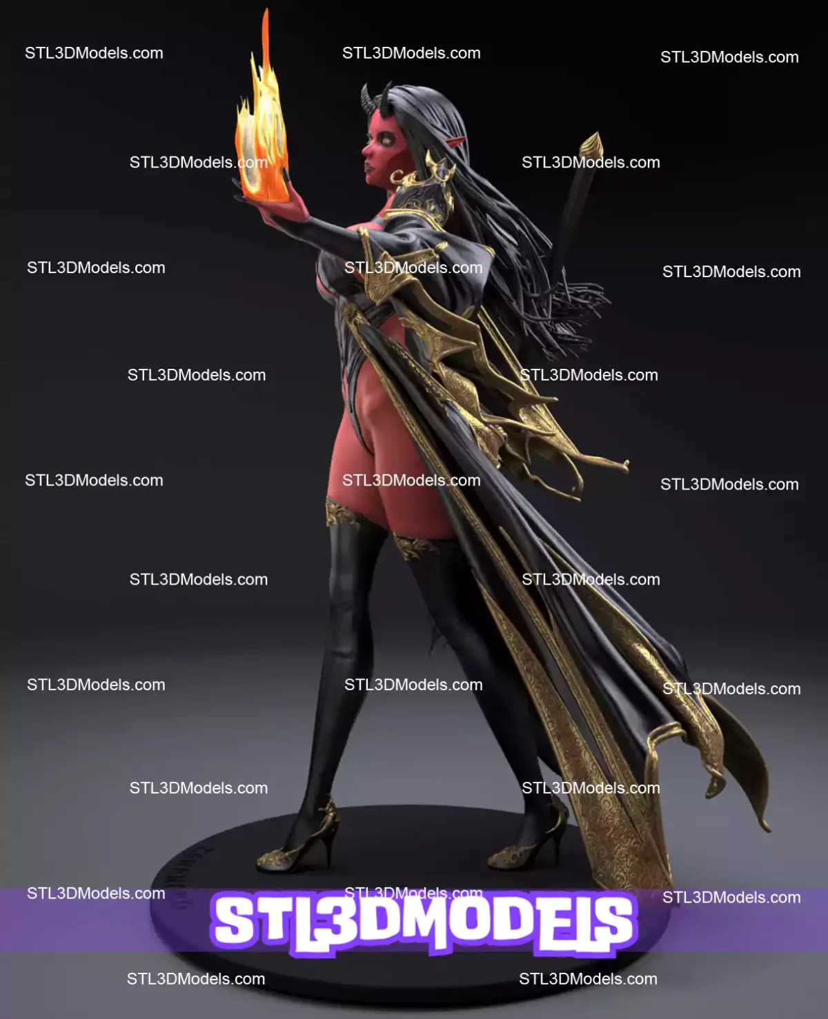 Devil STL 3D Model 