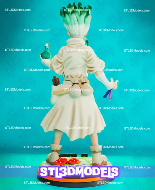 Senku Ishigami STL 3D Model 