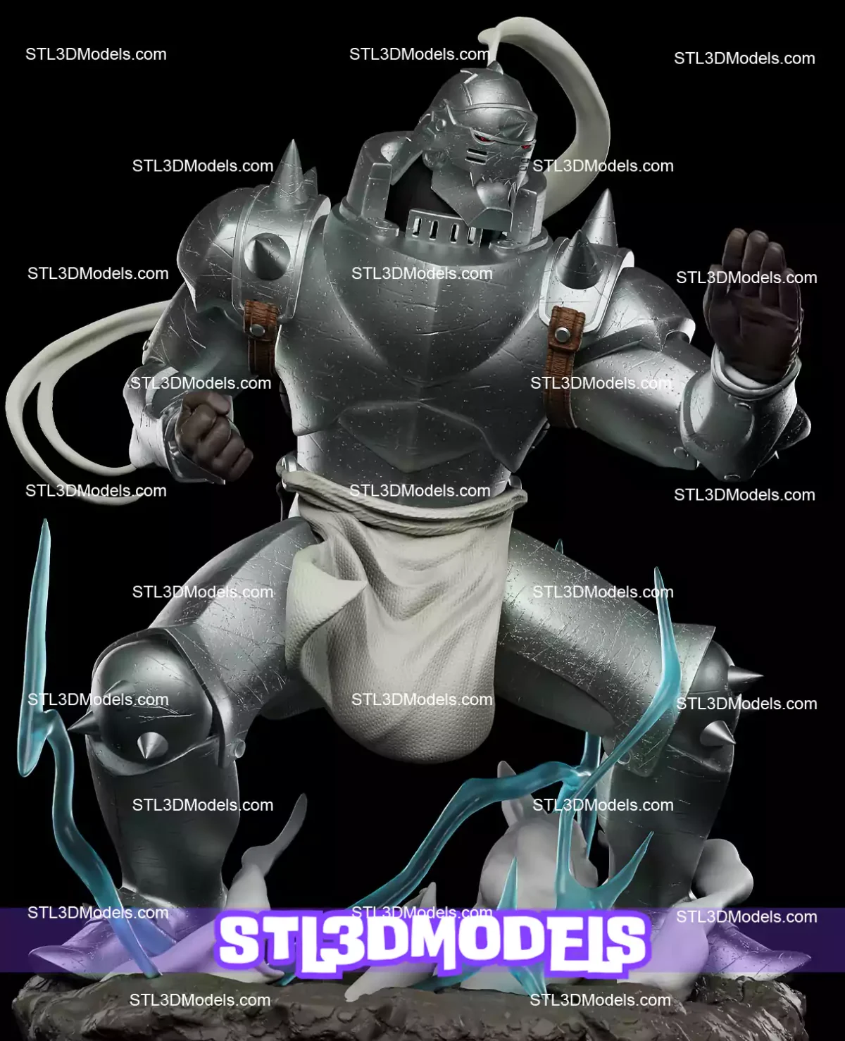 Alphonse Elric STL 3D Model 