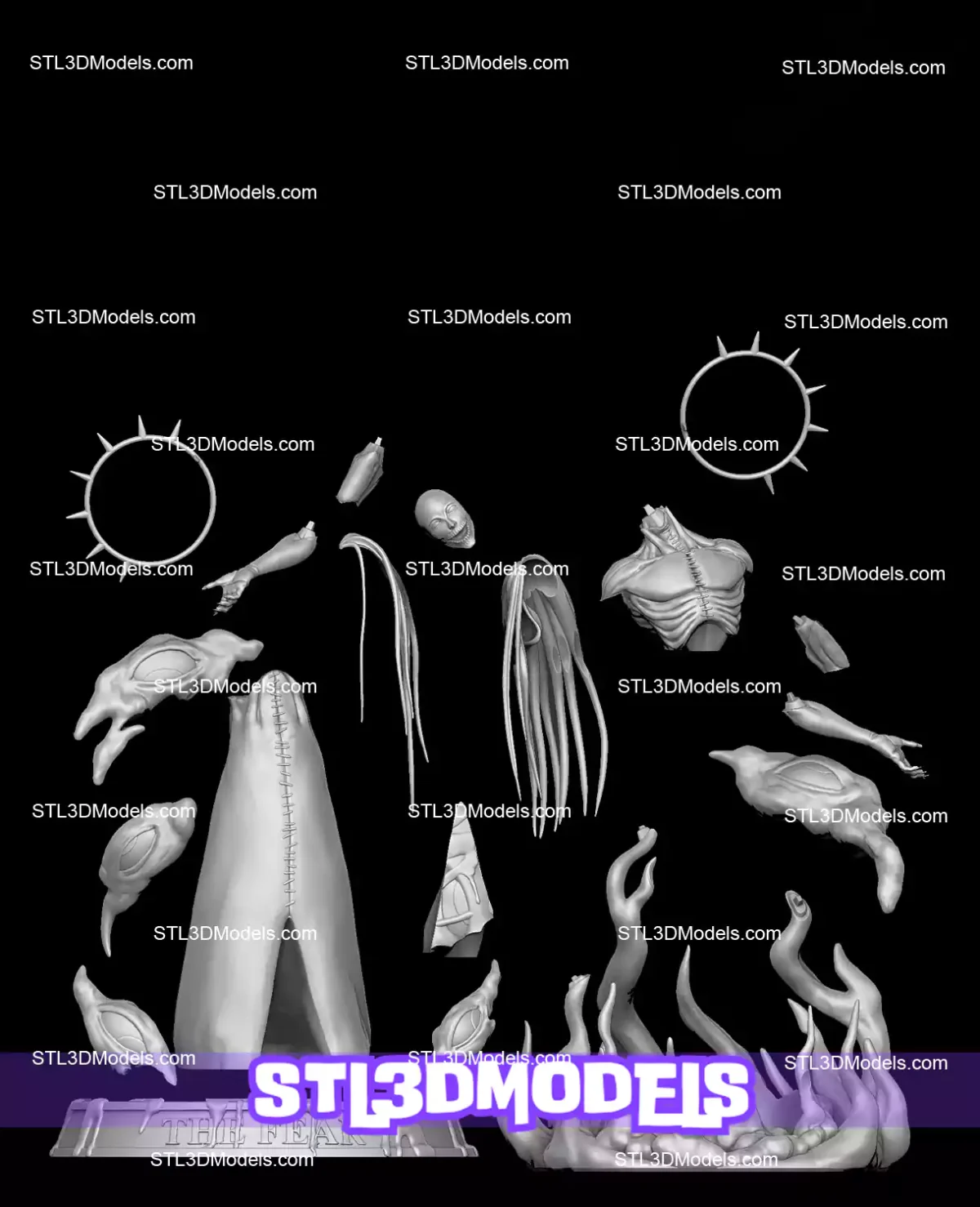 As Nodt The Fear STL 3D Model 