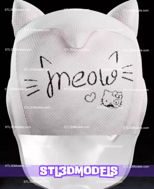 Hello Kittypool Mask STL 3D Model 
