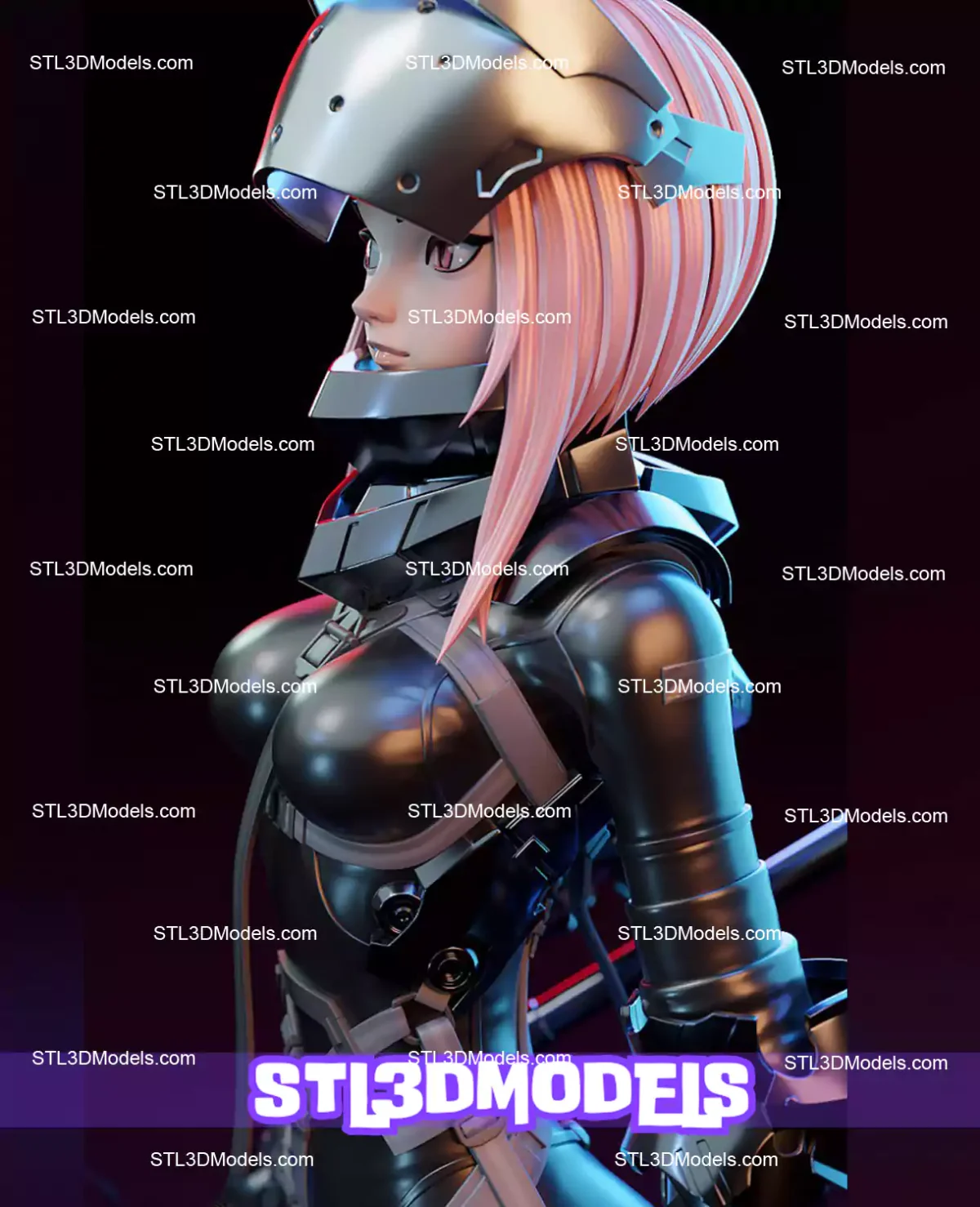 Lanze Reiter STL 3D Model