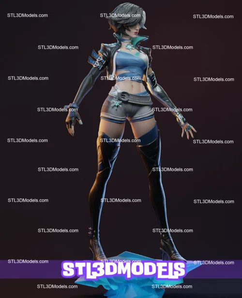 Luna Snow STL 3D Model 