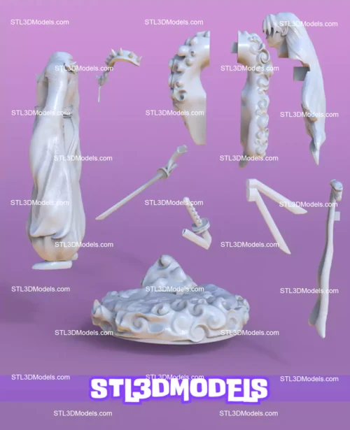 Sesshomaru STL 3D Model 
