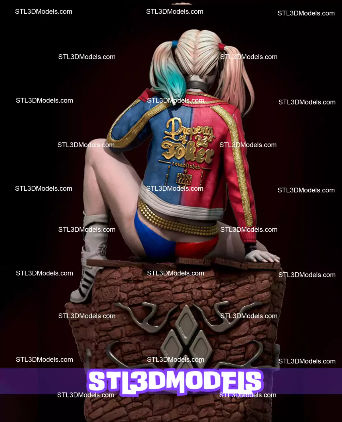 Harley Quinn STL 3D Model 