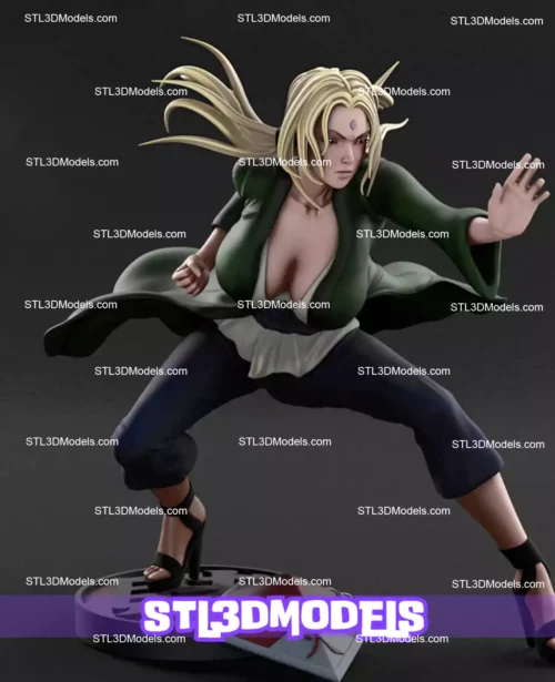 Tsunade STL 3D Model 